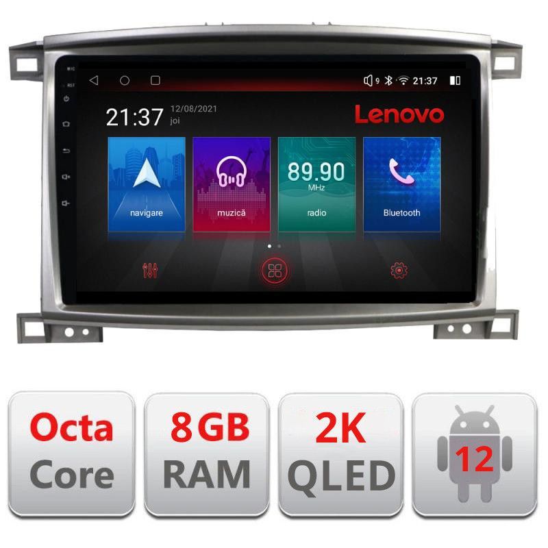 Navigatie Toyota Land Cruiser L100 2002-2008 M-L100 Octa Core Android Radio Bluetooth GPS WIFI/4G DSP 2K 8+128G v1 - 2 | YEO