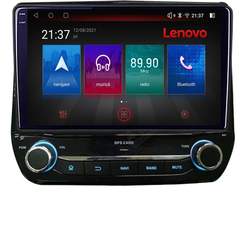 Navigatie dedicata Lenovo Ford Fiesta 2020- Octacore, 8 Gb RAM, 128 Gb Hdd, 4G, Qled 2K, DSP, Carplay AA, 360,Bluetooth - 1 | YEO