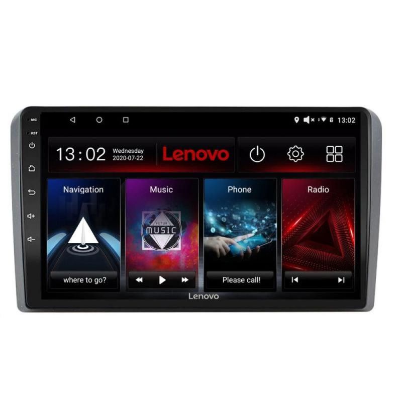 Navigatie Audi A3 8P Quad Core Lenovo Kit-049 4+64 GB Android Waze USB Navigatie Internet Youtube Radio - 1 | YEO