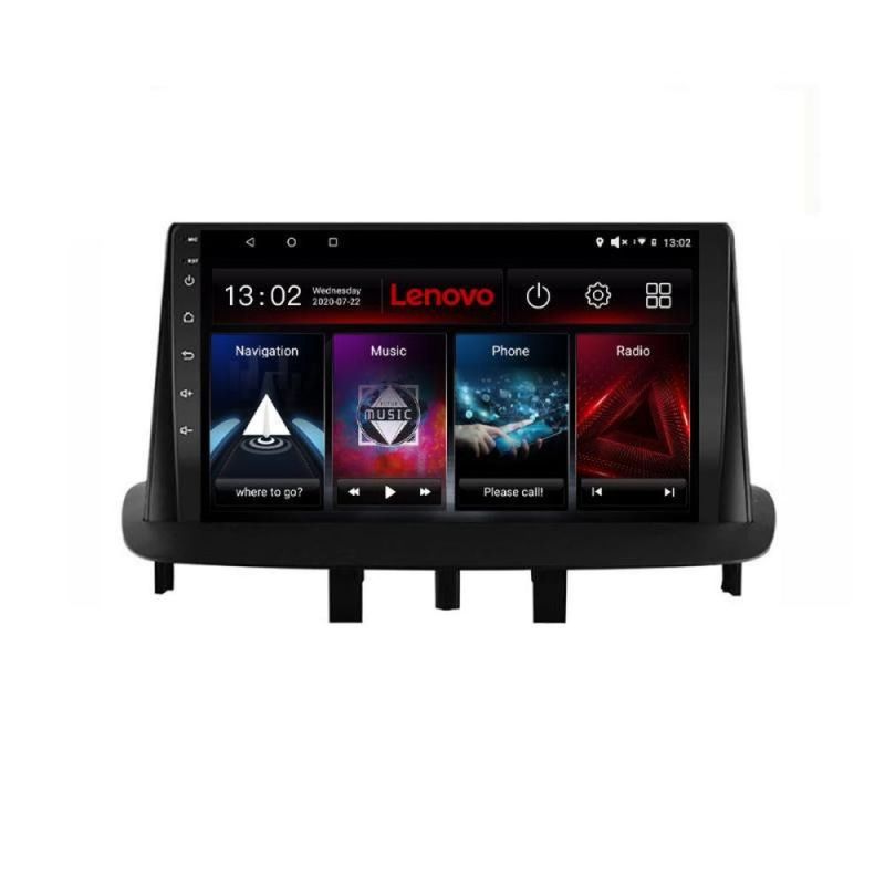 Navigatie Renault Megane 3 Lenovo Kit-145 4+64 GB Android Waze USB Navigatie Internet Youtube Radio - 1 | YEO