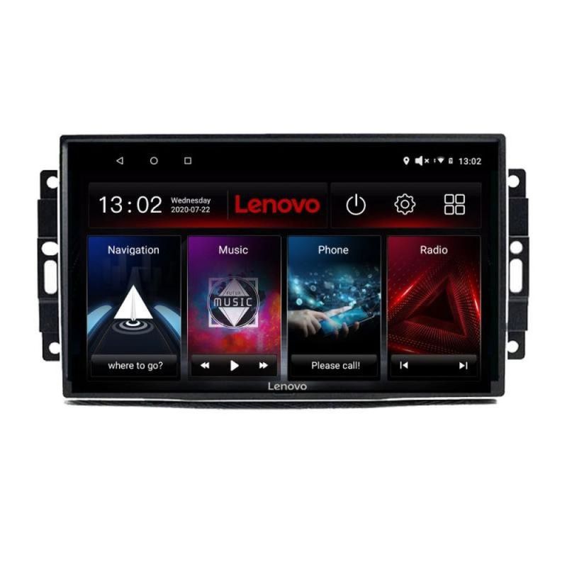 Navigatie Chrysler Jeep Lenovo Kit-202 4+64 GB Android Waze USB Navigatie Internet Youtube Radio - 1 | YEO