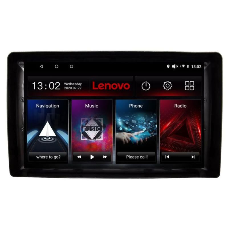 Navigatie Peugeot 301 Citroen C-Elisee Lenovo Kit-301 4+64 GB Android Waze USB Navigatie Internet Youtube Radio v1 - 1 | YEO