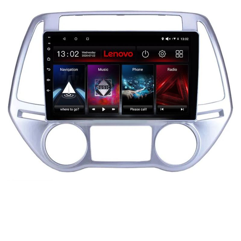 Navigatie Hyundai I30 2009-2012 clima manuala Lenovo Kit-I30AC 4+64 GB Android Waze USB Navigatie Internet Youtube Radio - 1 | YEO