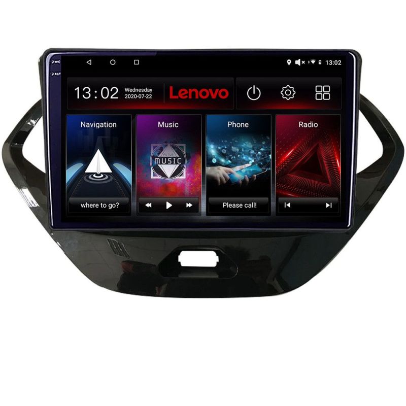 Navigatie Renault Kangoo Android radio gps internet 4+64 Lenovo - 1 | YEO