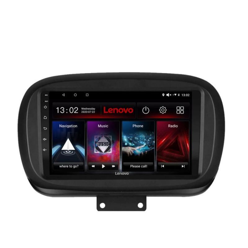 Navigatie Fiat 500 2014- Lenovo Kit-539 4+64 GB Android Waze USB Navigatie Internet Youtube Radio - 2 | YEO