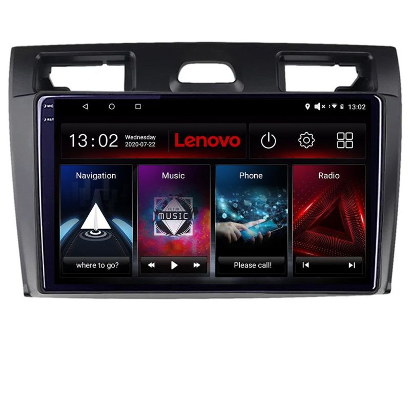 Navigatie Ford Fiesta MK5 2002-2008 Android radio gps internet 4+64 Lenovo - 2 | YEO