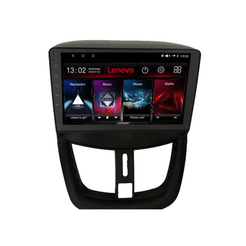 Navigatie Peugeot 207 Lenovo Kit-PE01 4+64 GB Android Waze USB Navigatie Internet Youtube Radio - 2 | YEO