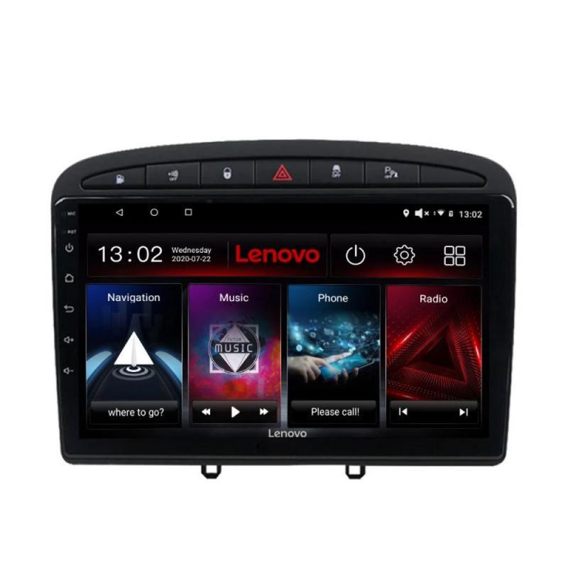 Navigatie Peugeot 308 Quad Core Lenovo Kit-038 4+64 GB Android Waze USB Navigatie Internet Youtube Radio - 3 | YEO