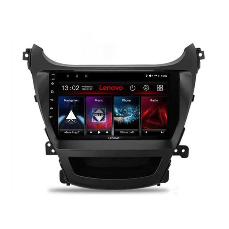 Navigatie Hyundai Elantra 2013-2015 Lenovo Kit-359 4+64 GB Android Waze USB Navigatie Internet Youtube Radio - 3 | YEO