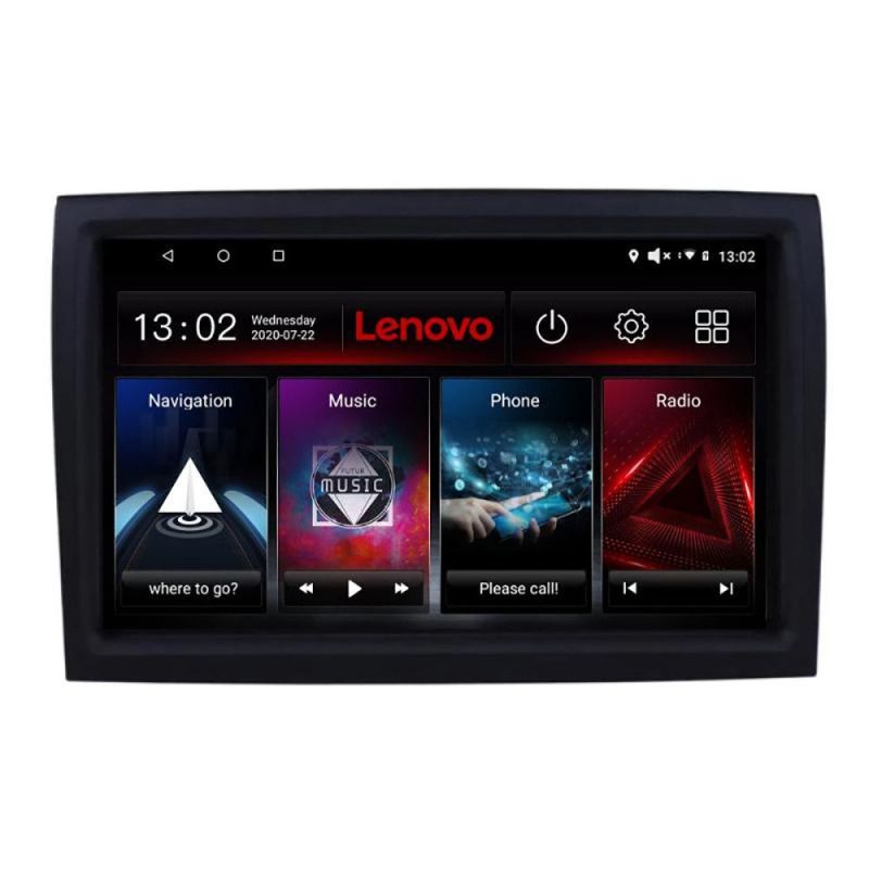 Navigatie Fiat Doblo 2015-2018 Lenovo Kit-DOBLO15 4+64 GB Android Waze USB Navigatie Internet Youtube Radio - 3 | YEO