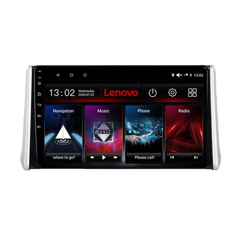 Navigatie Toyota RAV4 2018 4+64 GB Android Waze USB Navigatie Internet Youtube Radio v1 Lenovo - 1 | YEO