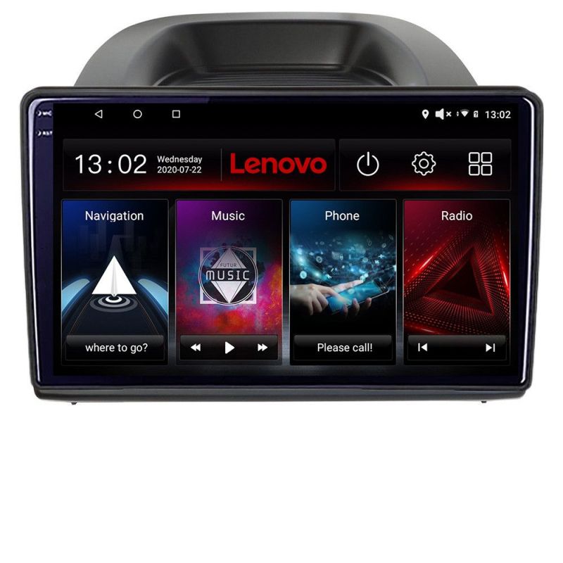 Navigatie Ford Edge 2015-2021 midline Lenovo Kit-edge-mid 8 core 6+128 GB Android Waze USB Navigatie Internet Youtube Radio - 1 | YEO