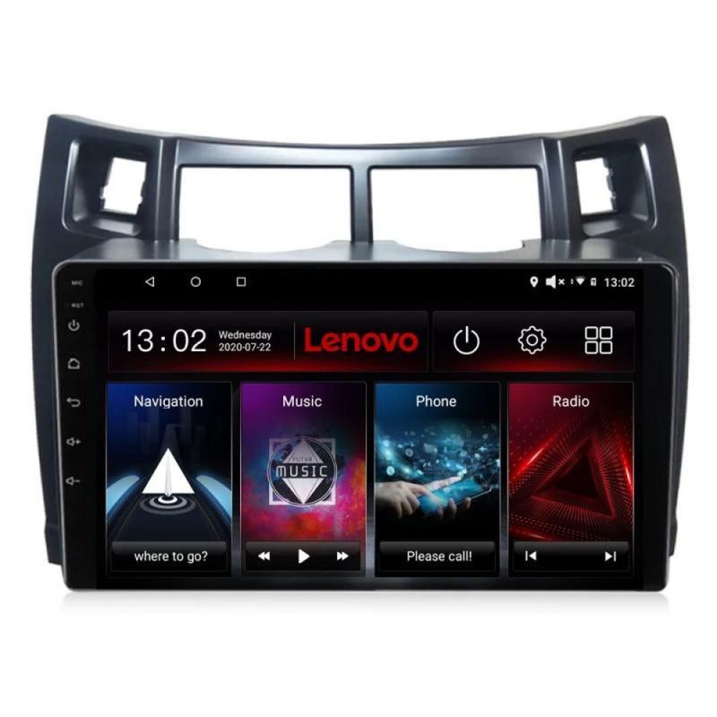 Navigatie Toyota Yaris 2008-2011 Lenovo Kit-YARIS08 8 core 6+128 GB Android Waze USB Navigatie Internet Youtube Radio Lenovo - 1 | YEO