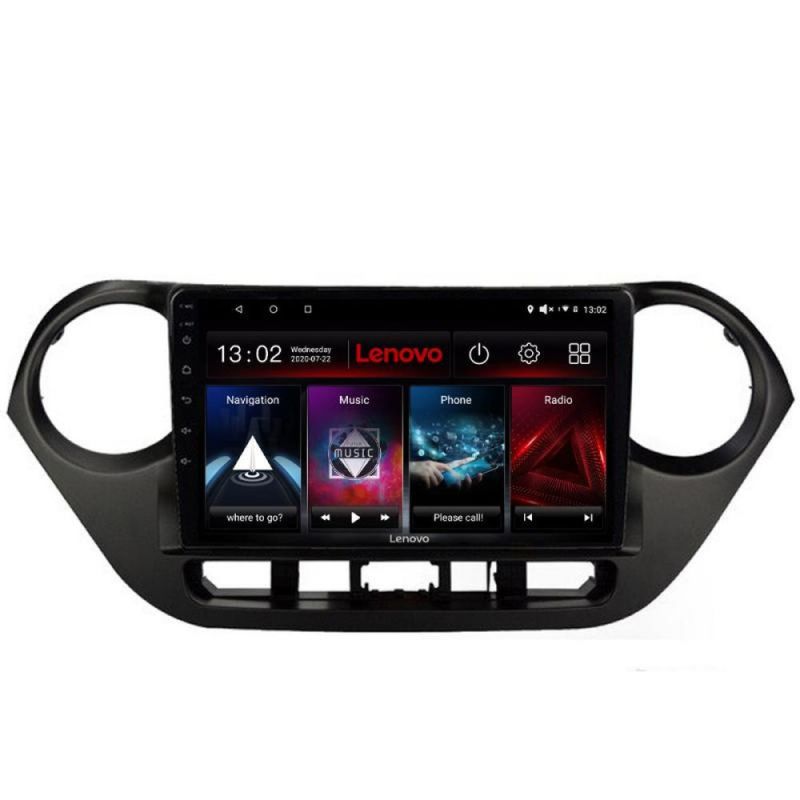 Navigatie Hyundai I10 2013-2019 Lenovo Kit-HY38 8 core 6+128 GB Android Waze USB Navigatie Internet Youtube Radio - 2 | YEO