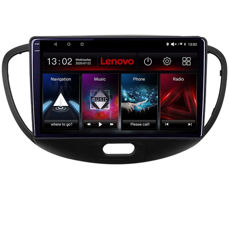 Navigatie Hyundai I10 2007-2013 Android radio gps internet 8 core 6+128 Lenovo - 2 | YEO