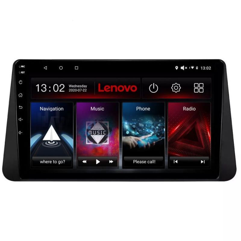 Navigatie Nissan Micra intre anii 2014-2019 Android radio gps internet 8 core 6+128 Lenovo - 2 | YEO