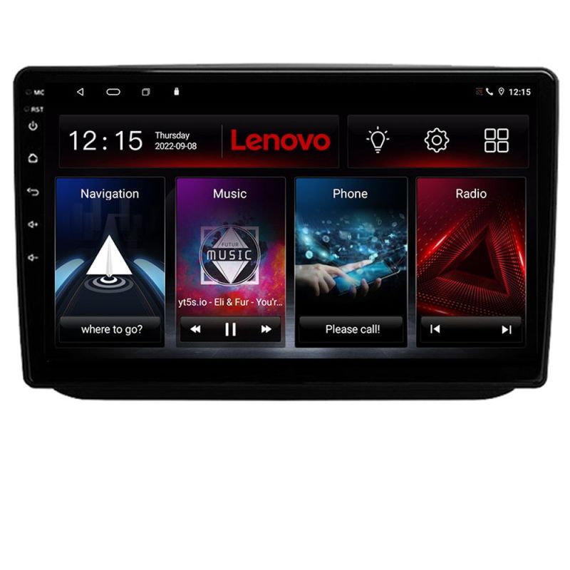 Navigatie Fiat 500 intre anii 2007-2015 Android radio gps internet 8 core QLED 2K 4+64 360 Lenovo - 1 | YEO