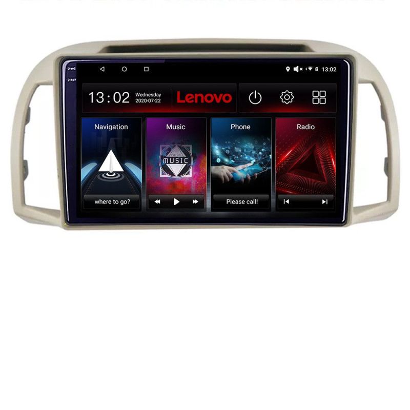 Navigatie Mini 2007-2011 8 core QLED 2K 4+64 360 Android Waze USB Navigatie Internet Youtube Radio Lenovo - 1 | YEO