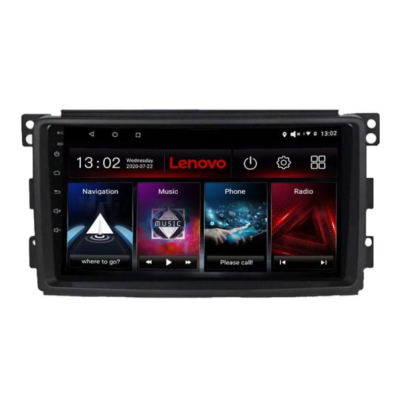 Navigatie Smart 2005-2010 Lenovo Kit-SMART05 8 core QLED 2K 8+256 360 Android Waze USB Navigatie Internet Youtube Radio - 1 | YEO