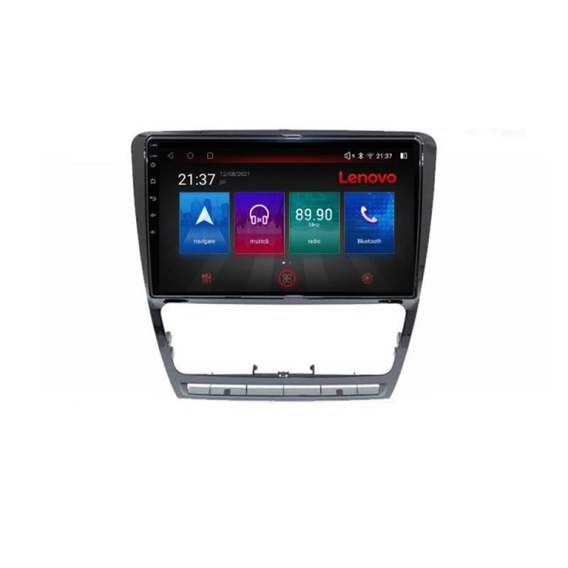 Navigatie Skoda Octavia 2 2005-2013 Lenovo Kit-005 8 core QLED Qualcomm 4+64 360 Android Waze USB Navigatie Internet Youtube Radio - 1 | YEO