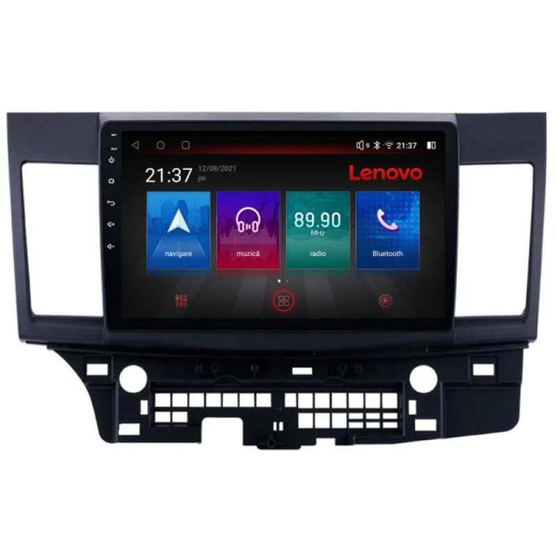 Navigatie Mitsubishi Lancer Lenovo Kit-037 8 core QLED Qualcomm 4+64 360 Android Waze USB Navigatie Internet Youtube Radio - 1 | YEO