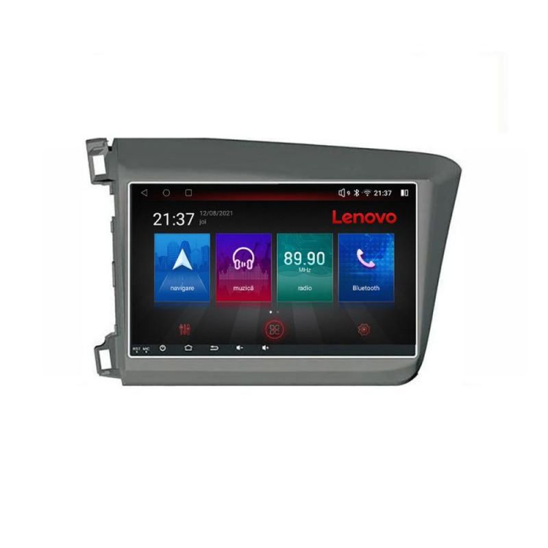 Navigatie Honda Civic 2012-2015 Lenovo Kit-132 8 core QLED Qualcomm 4+64 360 Android Waze USB Navigatie Internet Youtube Radio - 1 | YEO