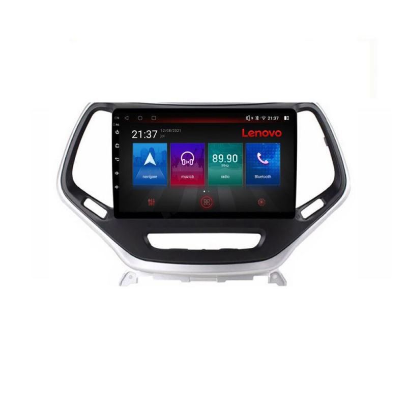 Navigatie Jeep Cherokee 2014-2019 Lenovo Kit-248 8 core QLED Qualcomm 4+64 360 Android Waze USB Navigatie Internet Youtube Radio - 1 | YEO