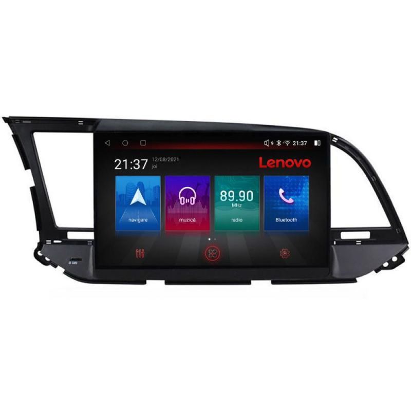 Navigatie Hyundai Elantra 2015-2018 Lenovo Kit-581 8 core QLED Qualcomm 4+64 360 Android Waze USB Navigatie Internet Youtube Radio - 1 | YEO