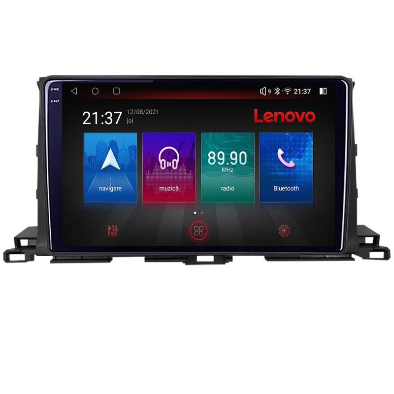 Navigatie Toyota Highlander 2013-2018 Android radio gps internet 8 core QLED Qualcomm 4+64 360 Lenovo - 1 | YEO