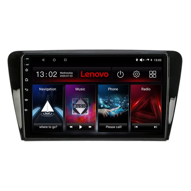 Navigatie Skoda Rapid Seat Toledo 2013+ Android radio gps internet 8 core QLED 2K 8+256 360 Lenovo v1 - 1 | YEO