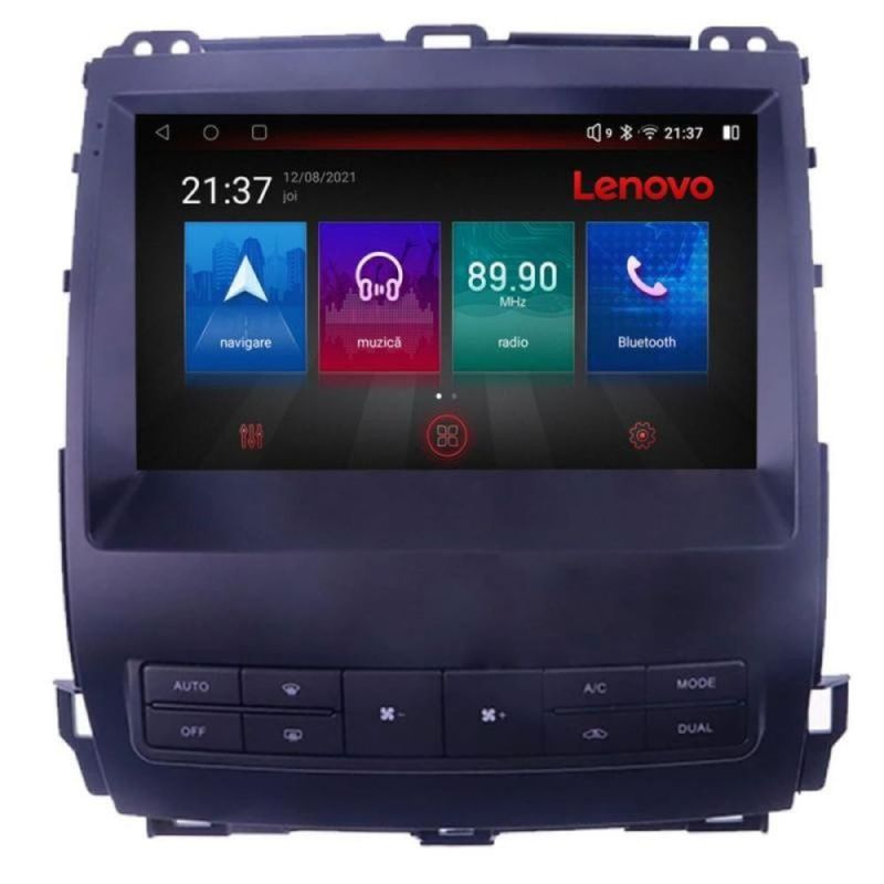 Navigatie Toyota Prado J120 2002-2009 Lenovo Kit- j120 8 core QLED Qualcomm 4+64 360 Android Waze USB Navigatie Internet Youtube Radio v1 - 1 | YEO