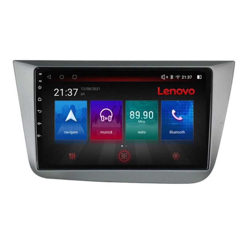 Navigatie Seat Leon 2005-2012 Lenovo Kit-leon05 8 core QLED Qualcomm 4+64 360 Android Waze USB Navigatie Internet Youtube Radio - 1 | YEO