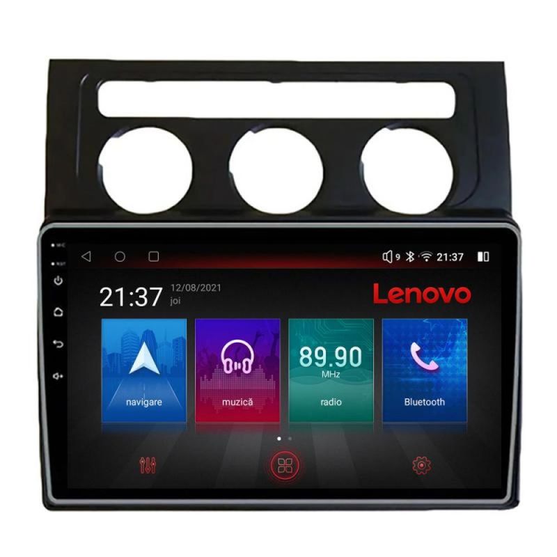 Navigatie VW Touran 2003-2009 clima automata Lenovo Kit-touran2 8 core QLED Qualcomm 4+64 360 Android Waze USB Navigatie Internet Youtube Radio - 1 | YEO