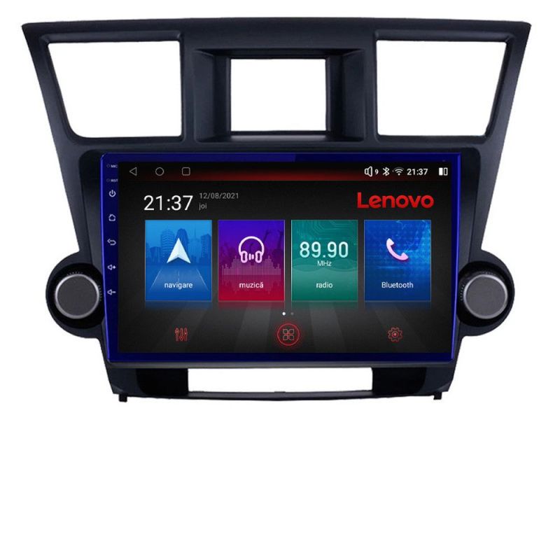 Navigatie Toyota Highlander 2007-2013 Octa Core Android Radio Bluetooth GPS WIFI/4G DSP 2K 8+128GB 360 Toslink - 1 | YEO